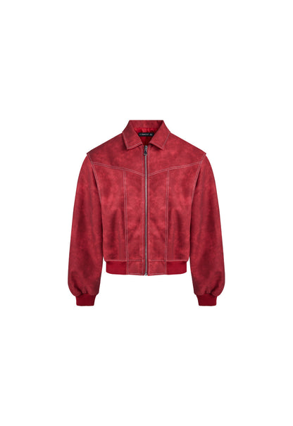 Lioness Fashion Store | VISTA BOMBER - CRIMSON