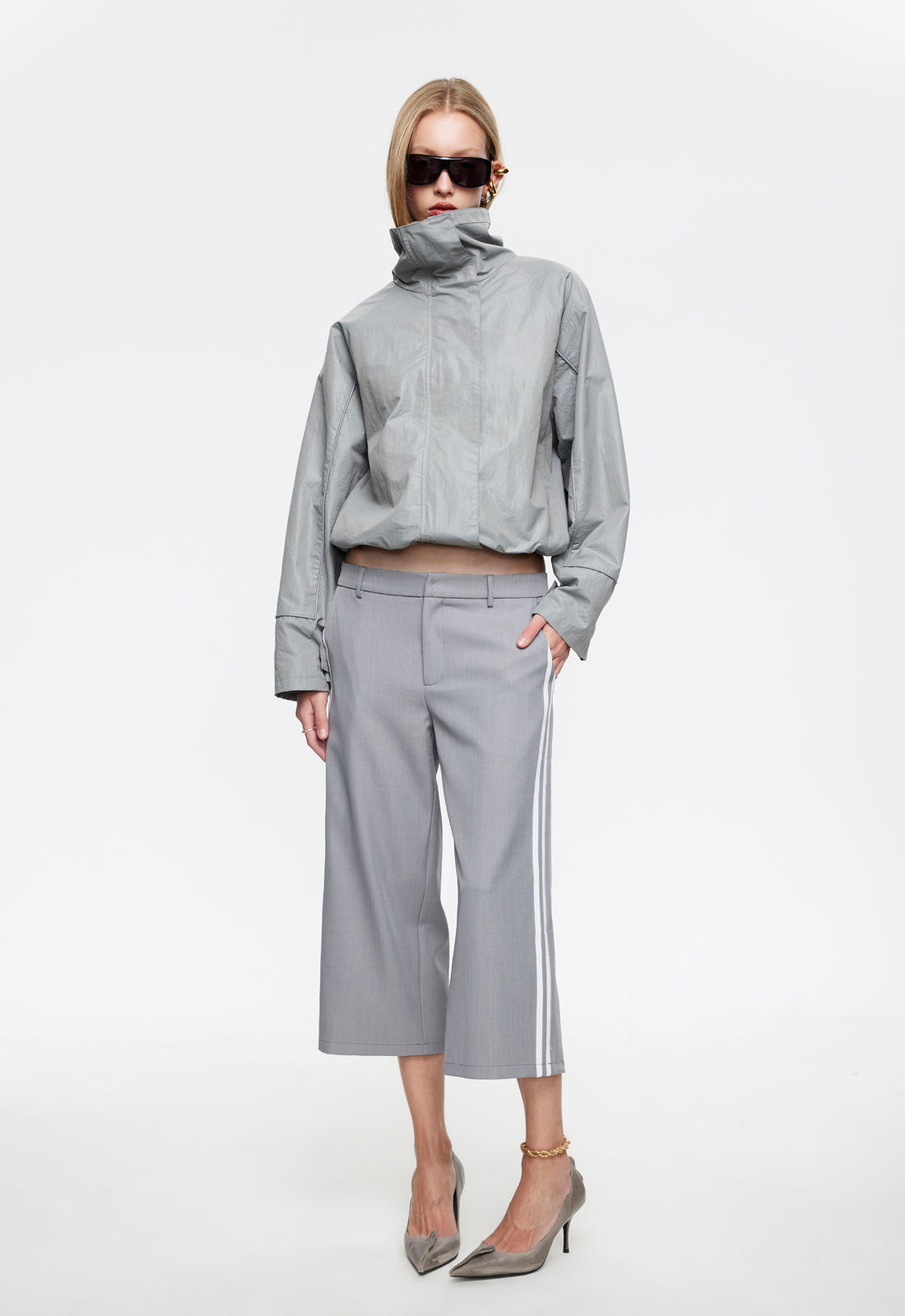 Lioness Fashion Outlet | SHORELINE WINDBREAKER - SILVER
