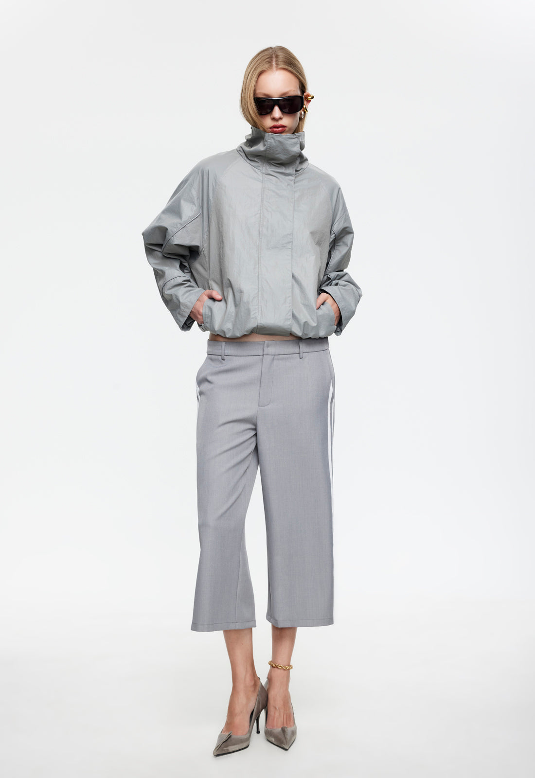 Lioness Fashion Outlet | SHORELINE WINDBREAKER - SILVER