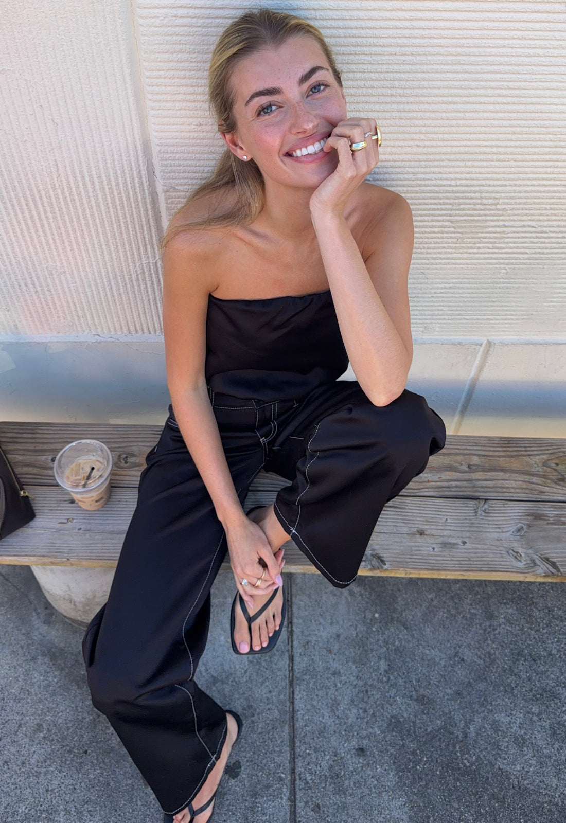 Lioness Fashion For Sale | Serenity Satin Pant - Noir