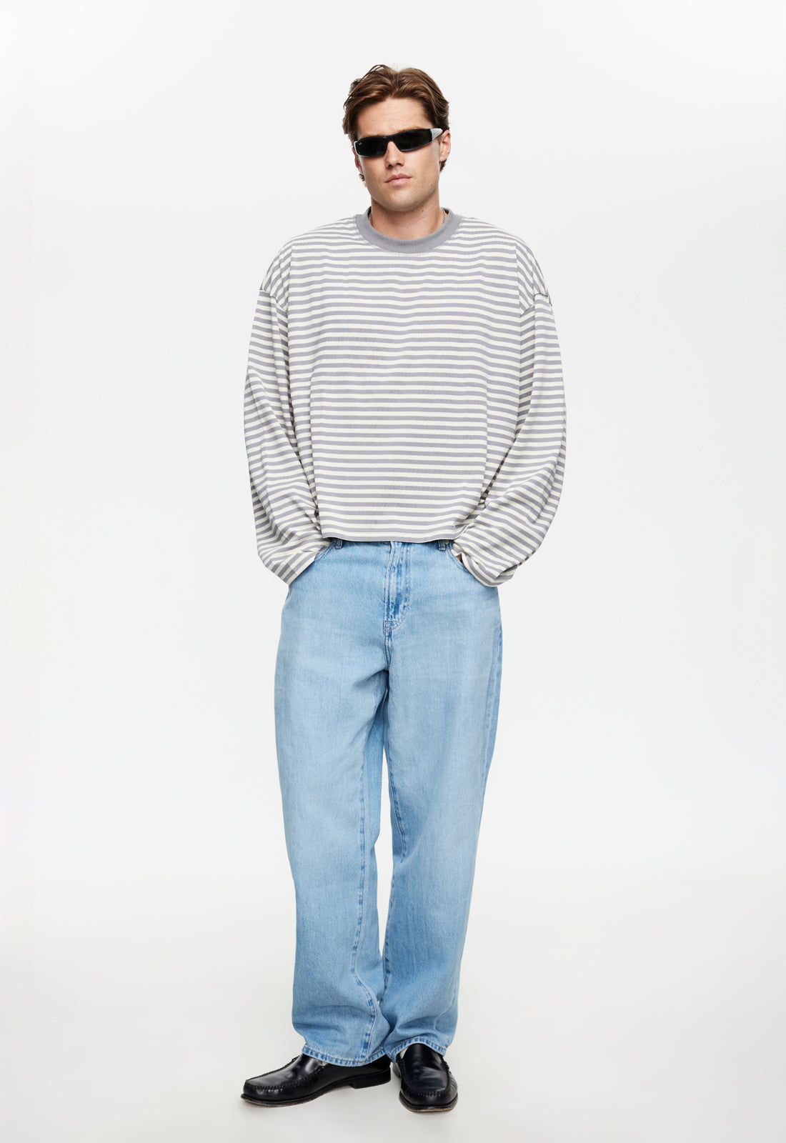 Lioness Fashion Store | Bloom Long Sleeve - Ash Stripe