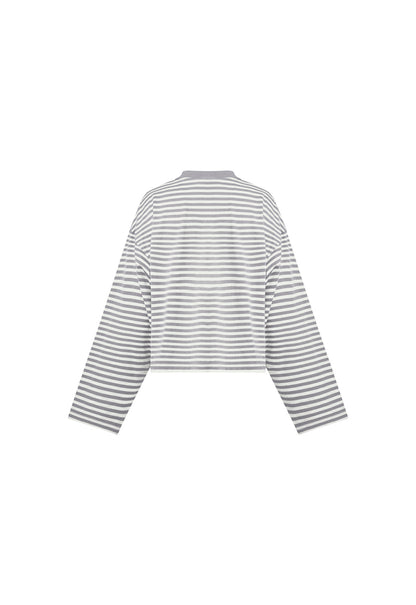 Lioness Fashion Store | Bloom Long Sleeve - Ash Stripe