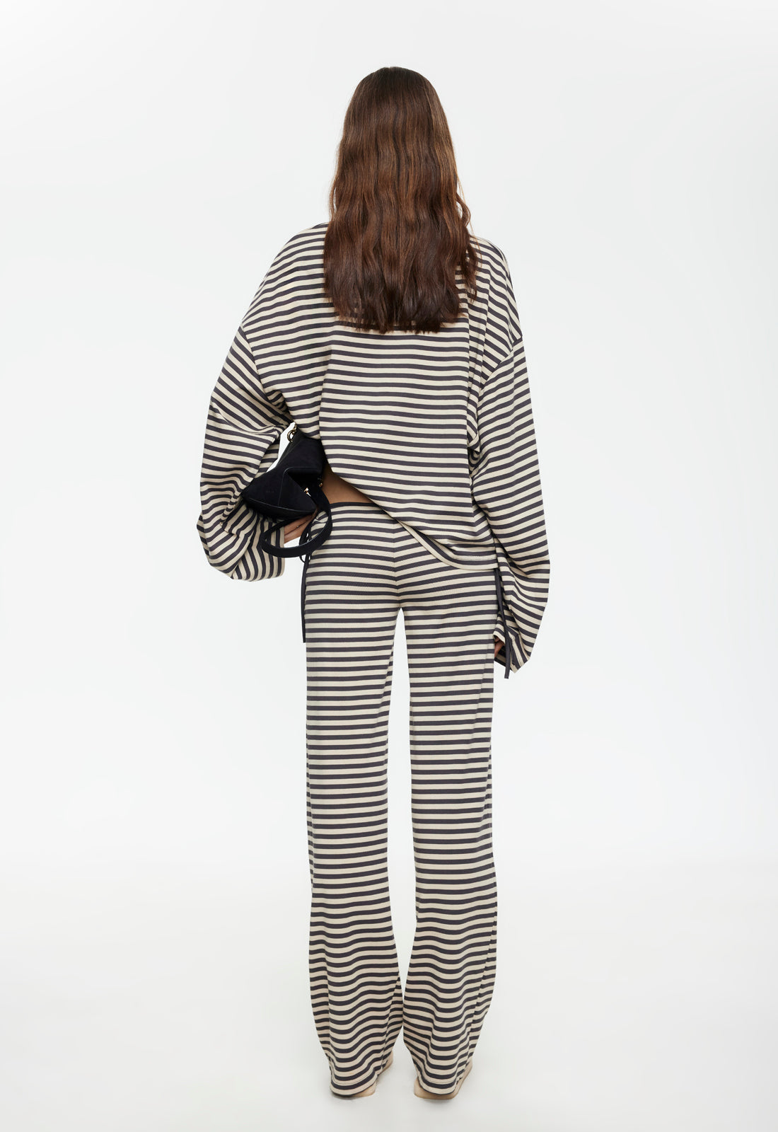 Lioness Fashion Online | Bloom Long Sleeve - Slate Stripe