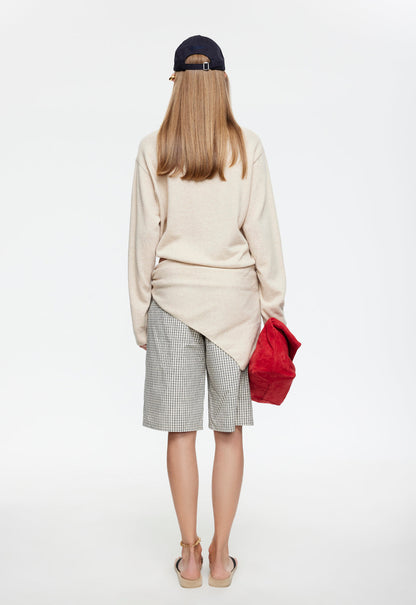 Lioness Fashion On Sale | SEVIGNEY LONG SHORT - CREAM CHECK