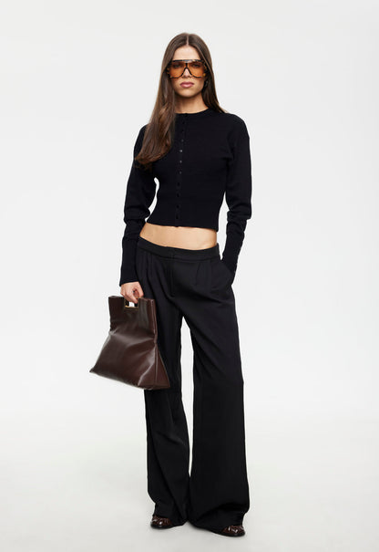 Lioness Fashion Outlets | HEAD IN THE CLOUDS CARDIGAN - ONYX