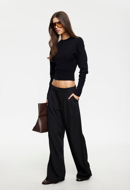Lioness Fashion Outlets | HEAD IN THE CLOUDS CARDIGAN - ONYX