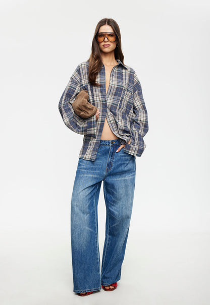Lioness Fashion For Sale | CLARITY SHIRT - ASH PLAID