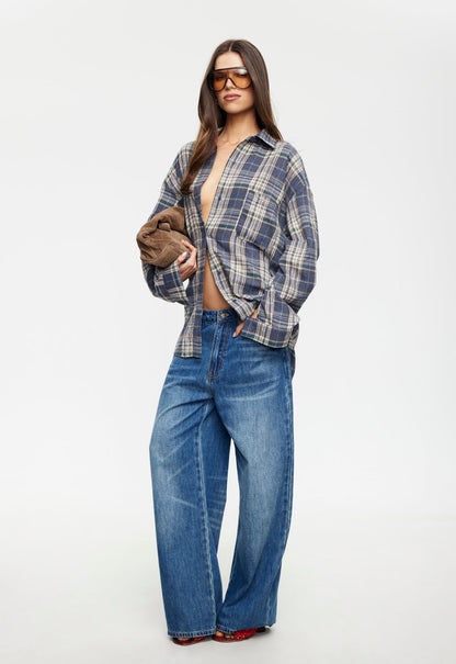 Lioness Fashion For Sale | CLARITY SHIRT - ASH PLAID