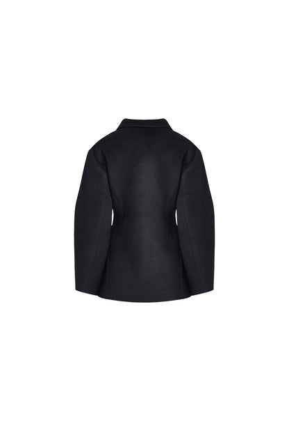 Lioness Fashion Sale | HEART SHAPED COAT - ONYX