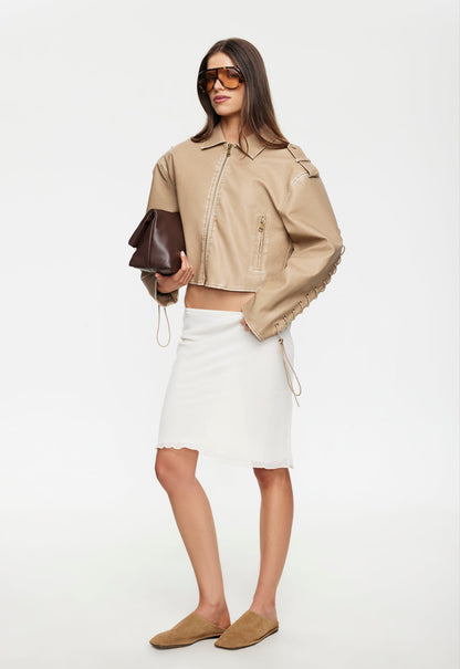 Lioness Fashion Outlet | SHORELINE MIDI SKIRT - PEARL