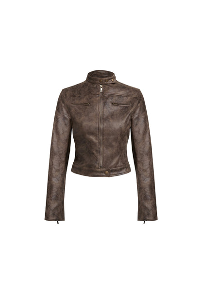 Lioness Fashion Online Shop | BELLA MOTO JACKET - CHOCOLATE