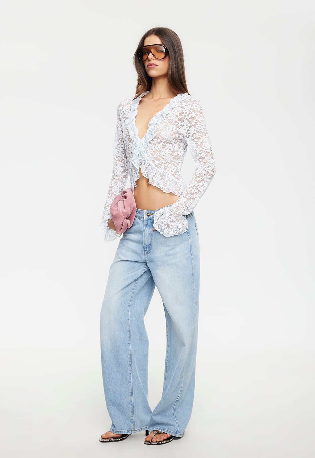 Lioness Fashion Sale | LONG NIGHTS LONG SLEEVE - ICE
