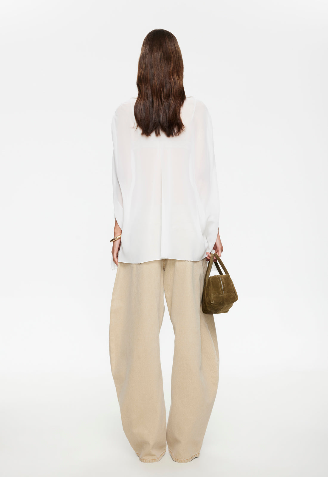 Lioness Fashion Online | Aura Poncho - Porcelain