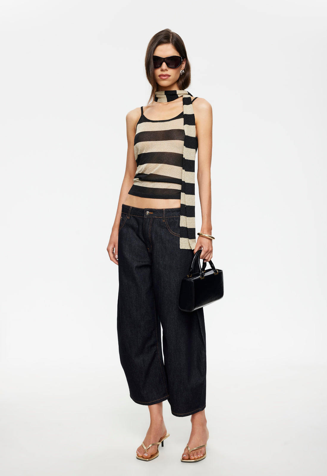 Lioness Fashion Discount | Dolce Tank Top - Sand Stripe