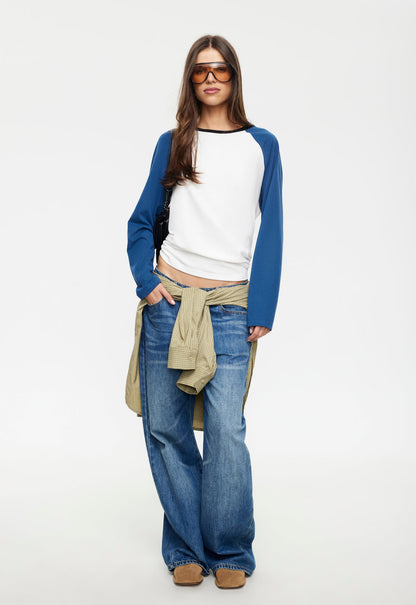 Lioness Fashion Outlet | KRAVITZ BASEBALL TEE - BLUE