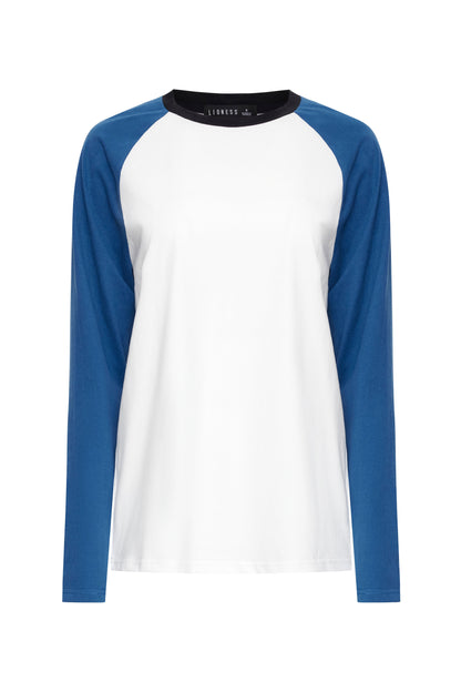 Lioness Fashion Outlet | KRAVITZ BASEBALL TEE - BLUE