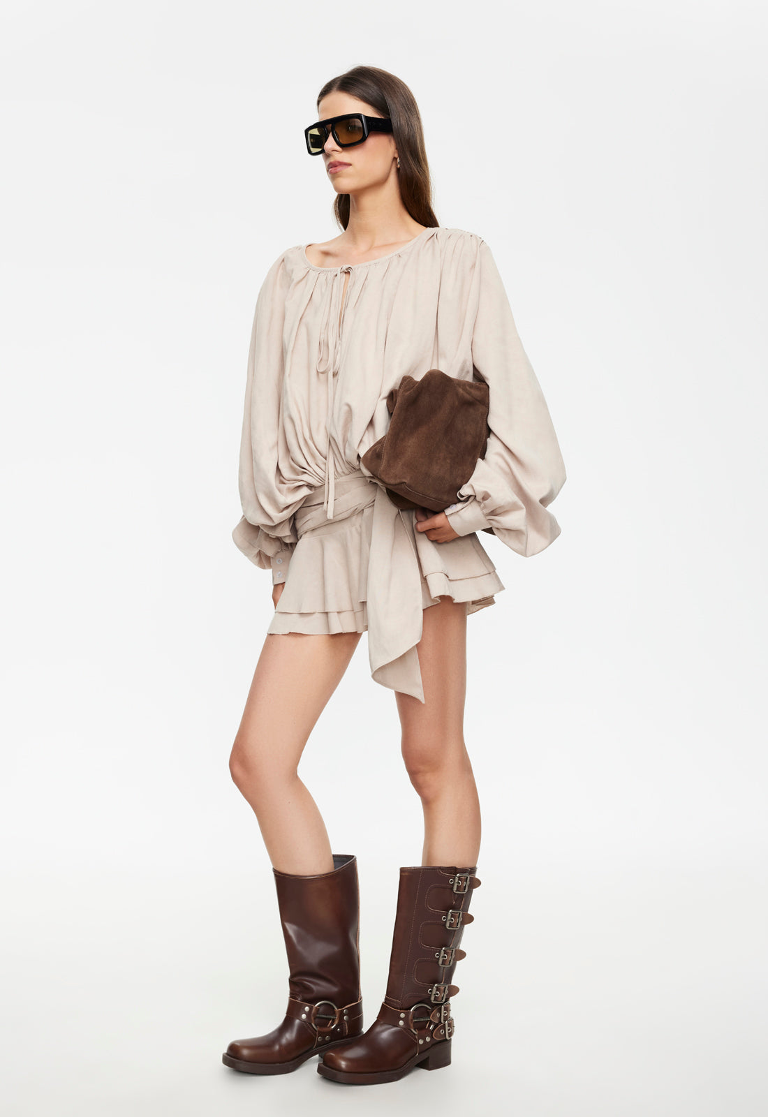 Lioness Fashion Outlets | Elements Mini Dress - Beige
