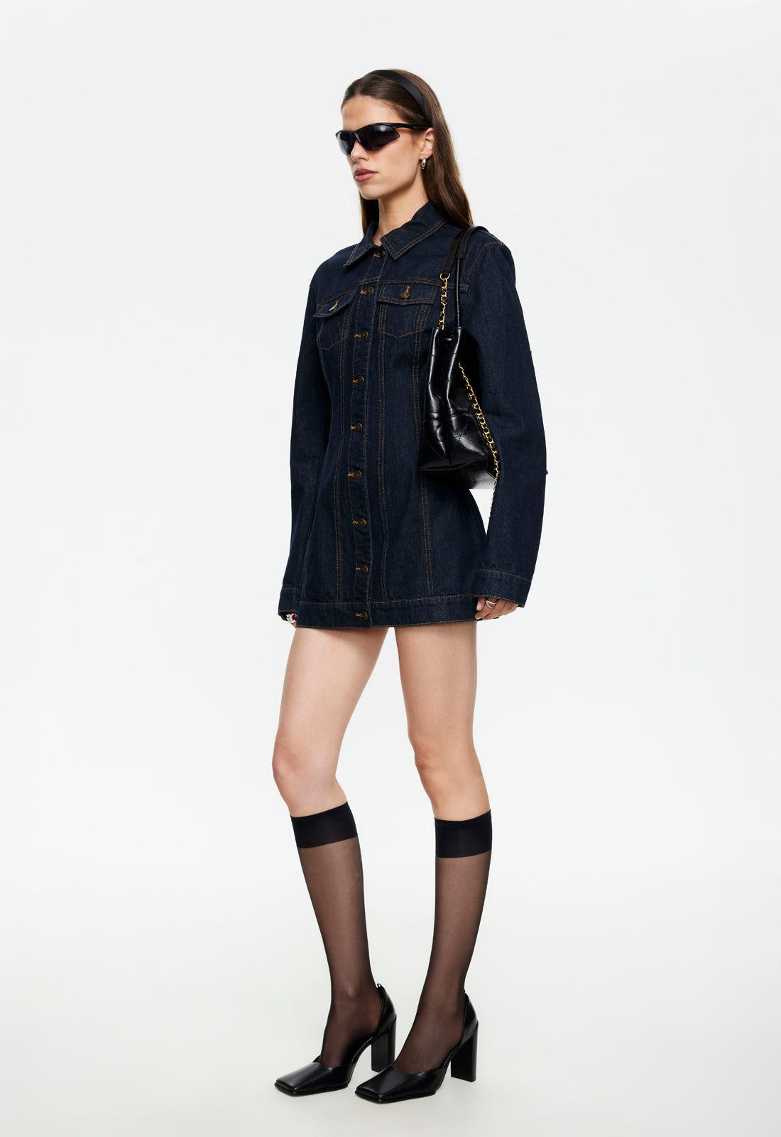 Lioness Fashion Sale | Rider Denim Mini Dress - Dark Denim