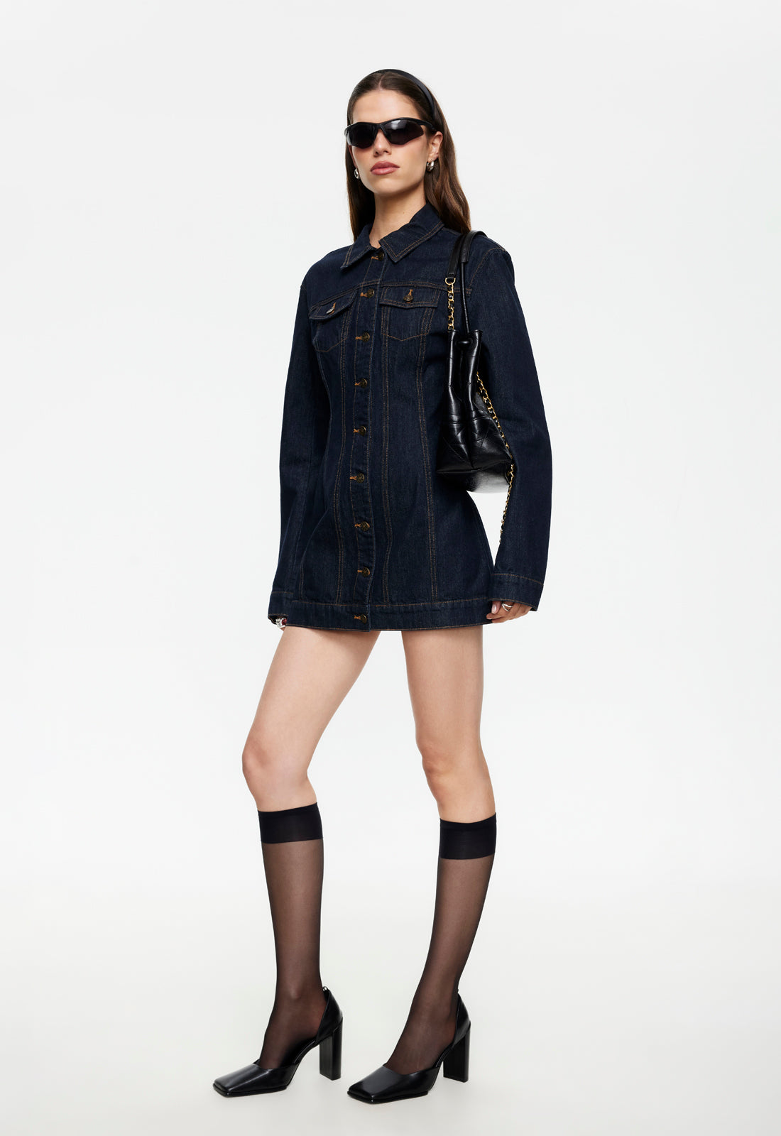 Lioness Fashion Sale | Rider Denim Mini Dress - Dark Denim