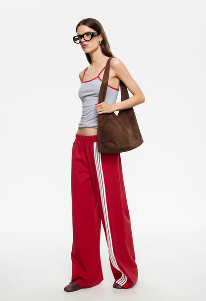 Lioness Fashion Store | Red Eye Track Pant - Crimson