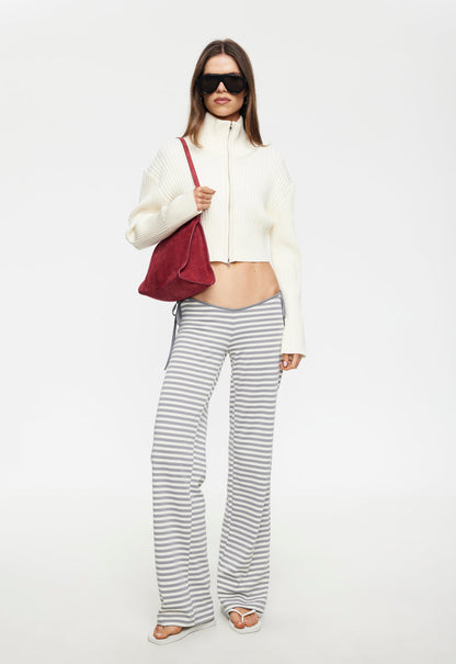 Lioness Fashion Online Shop | Bloom Tie Pant - Ash Stripe