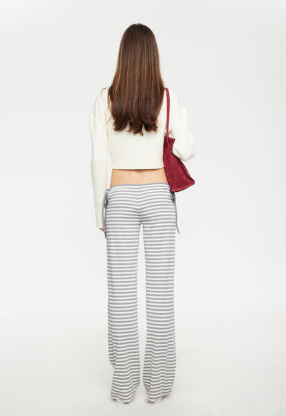 Lioness Fashion Online Shop | Bloom Tie Pant - Ash Stripe