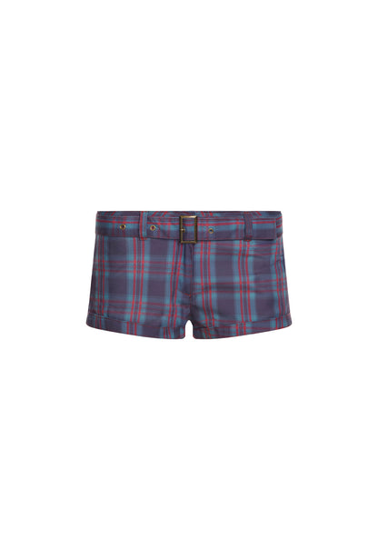 Lioness Fashion Online | Afterglow Mini Short - Jade Plaid