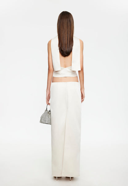 Lioness Fashion Outlets | Front Row Maxi Skirt - Cream