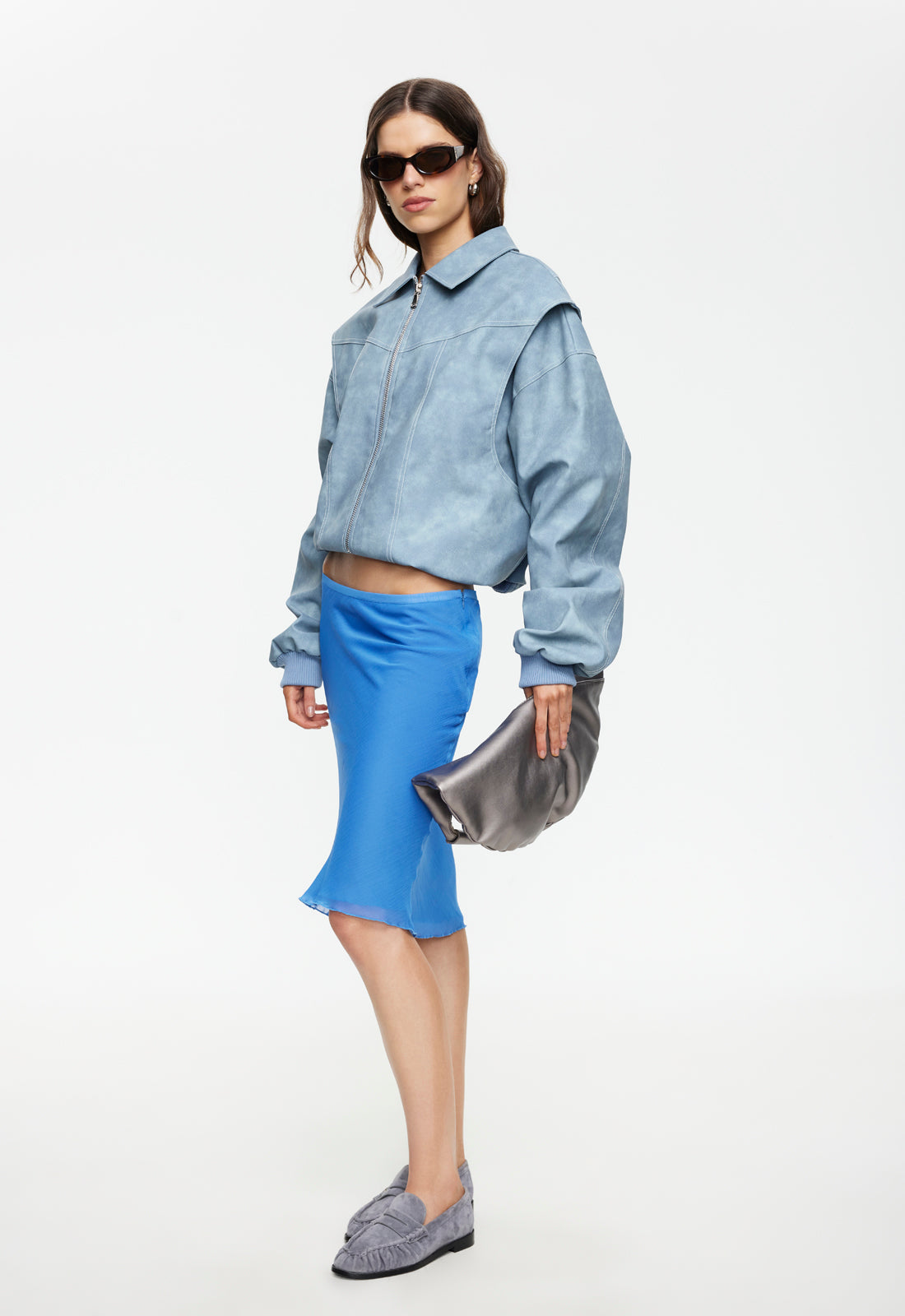 Lioness Fashion US | Shoreline Midi Skirt - Persian Jewel