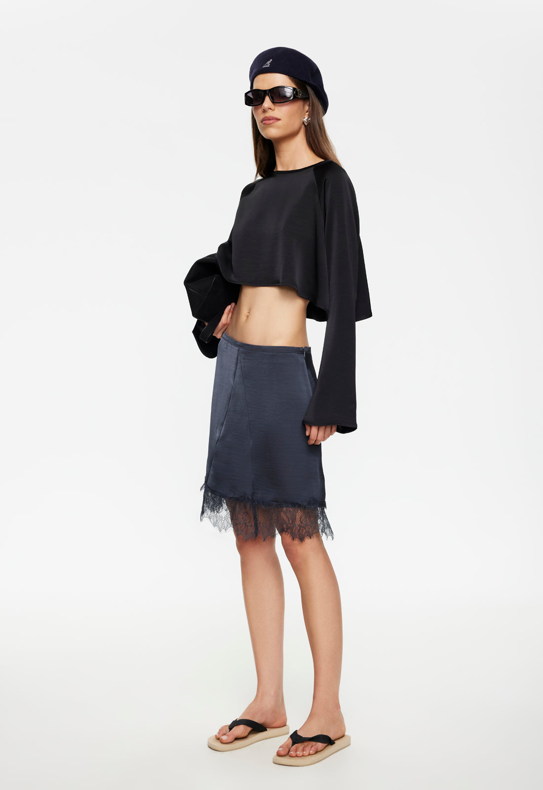Lioness Fashion Store | Skin Midi Skirt - Petrol