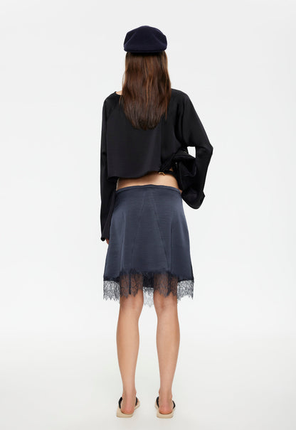 Lioness Fashion Store | Skin Midi Skirt - Petrol