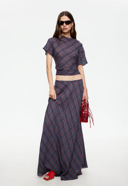 Lioness Fashion Online Shop | Halcyon Top - Jade Plaid