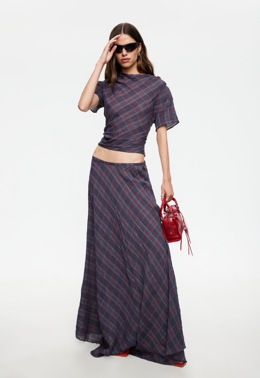 Lioness Fashion Online Shop | Halcyon Top - Jade Plaid