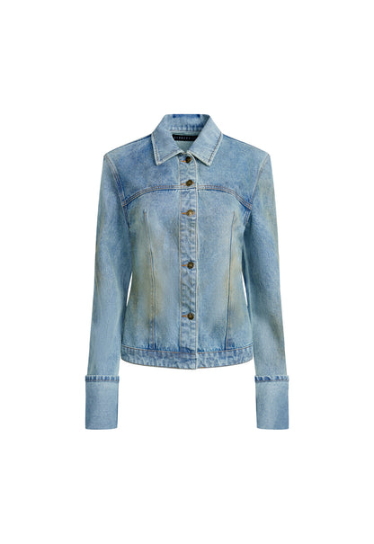 Lioness Fashion On Sale | The Bronx Denim Jacket - Stone Blue