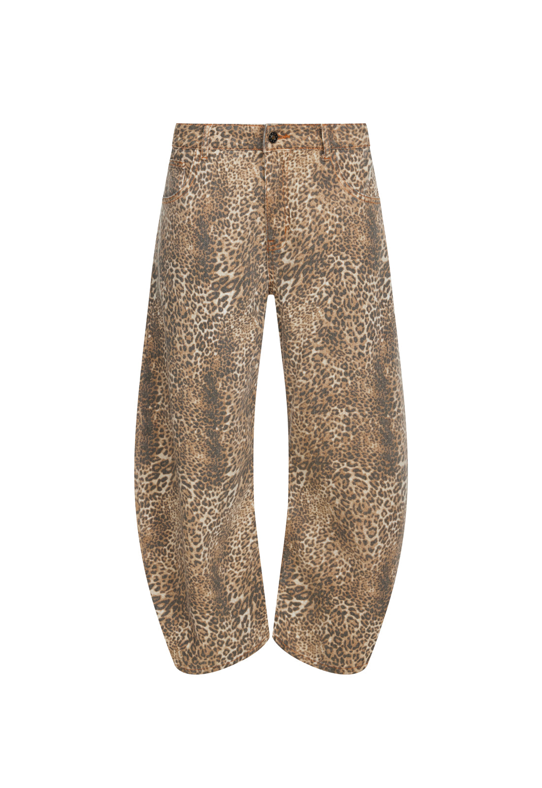Lioness Fashion Discount | Horseshoe Cropped Jean - Leopard
