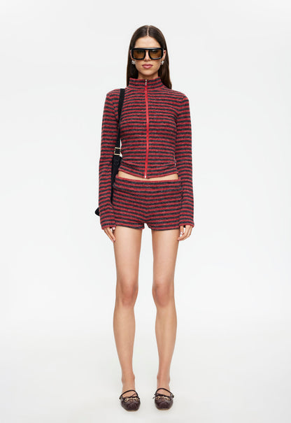 Lioness Fashion Outlet | APEX JACKET - CRIMSON STRIPE