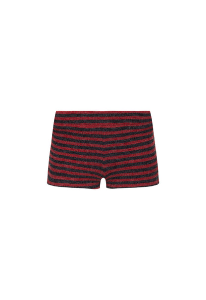 Lioness Fashion Online Shop | HOUSEWIFE KNIT SHORT - CRIMSON STRIPE