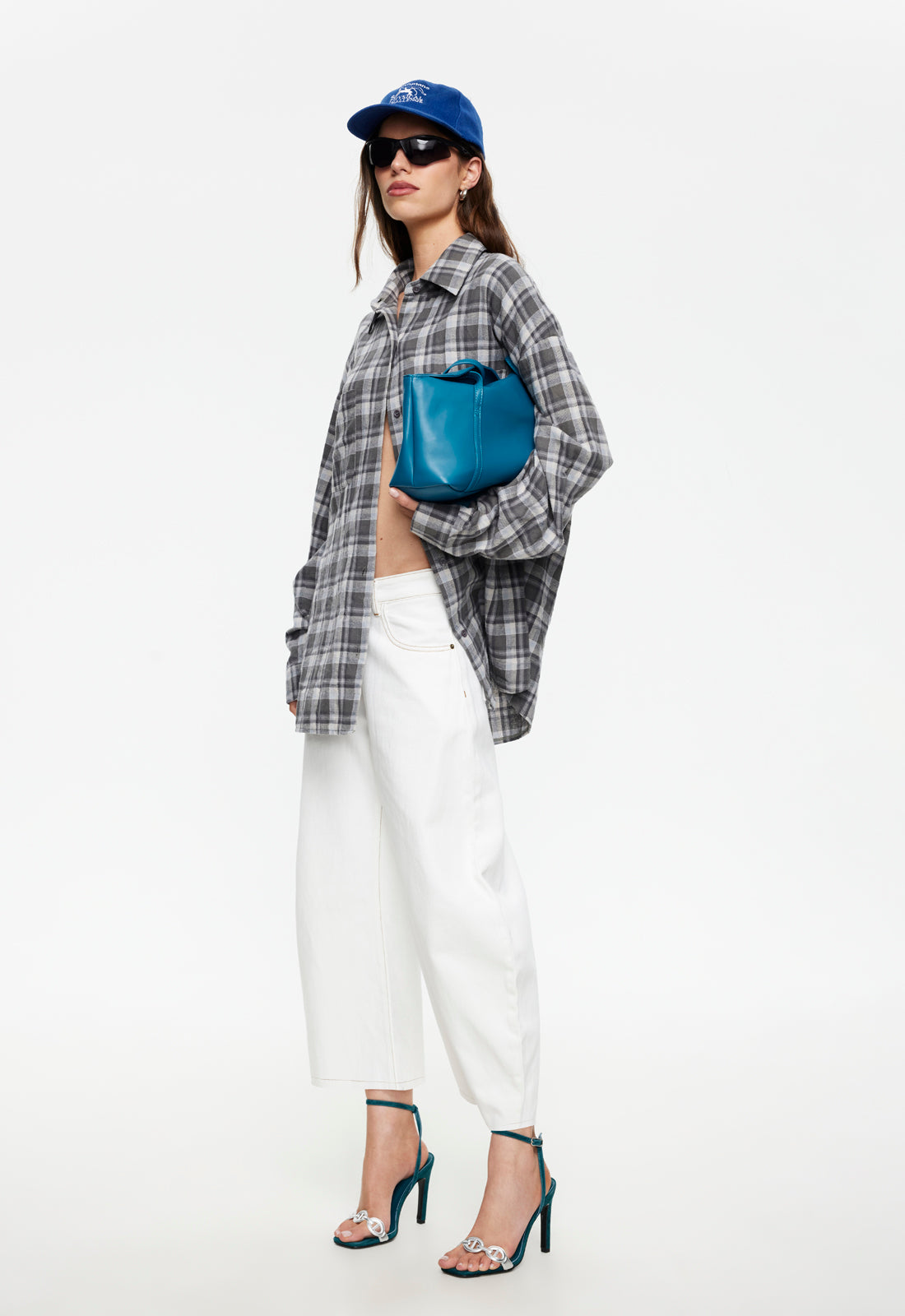 Lioness Fashion Sale | Clarity Shirt - Slate Plaid