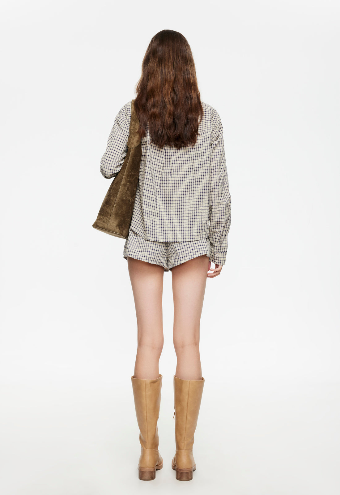 Lioness Fashion Outlet | Naomi Shirt - Vintage Beige Plaid