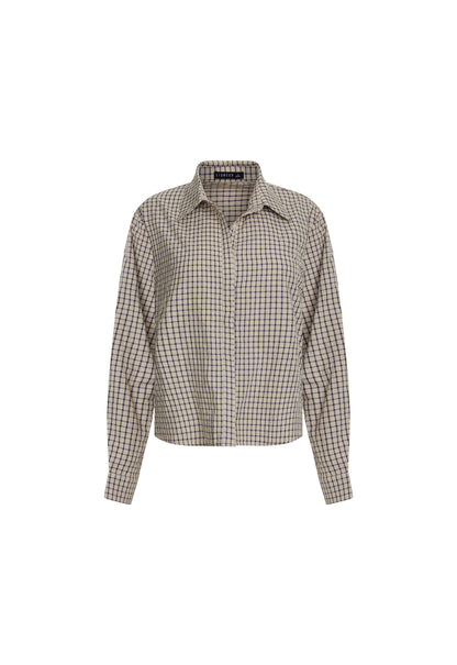 Lioness Fashion Outlet | Naomi Shirt - Vintage Beige Plaid