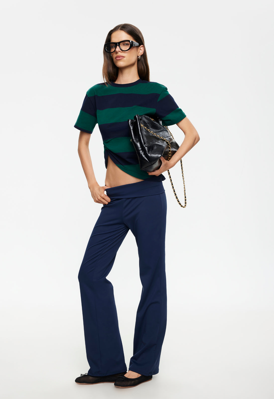 Lioness Fashion For Sale | In Transit Tee - Forest Stripe
