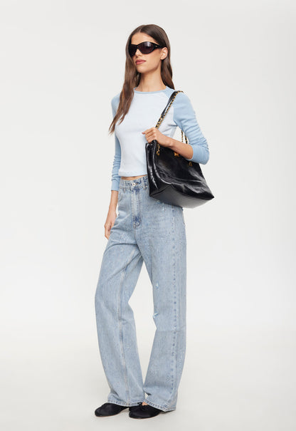 Lioness Fashion Online | Diamante Jean - Light Denim