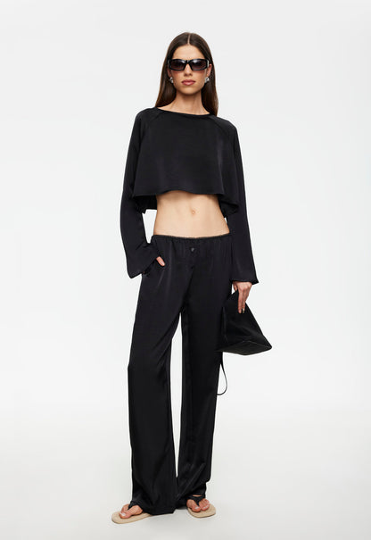 Lioness Fashion US | Gloss Long Sleeve - Noir