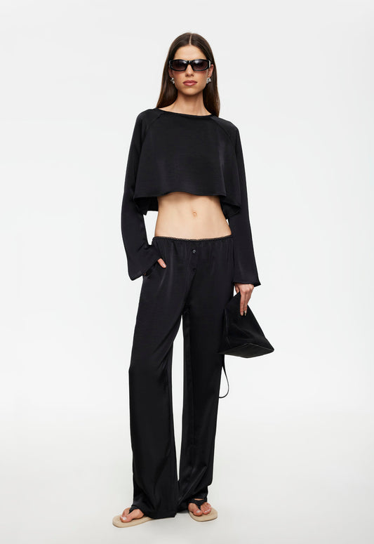 Lioness Fashion US | Gloss Long Sleeve - Noir