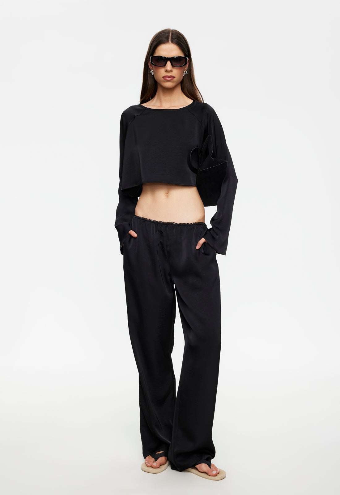 Lioness Fashion US | Gloss Long Sleeve - Noir