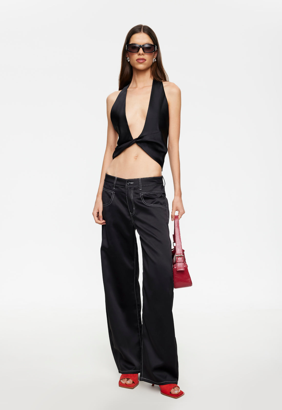 Lioness Fashion Store | Esme Halter - Noir