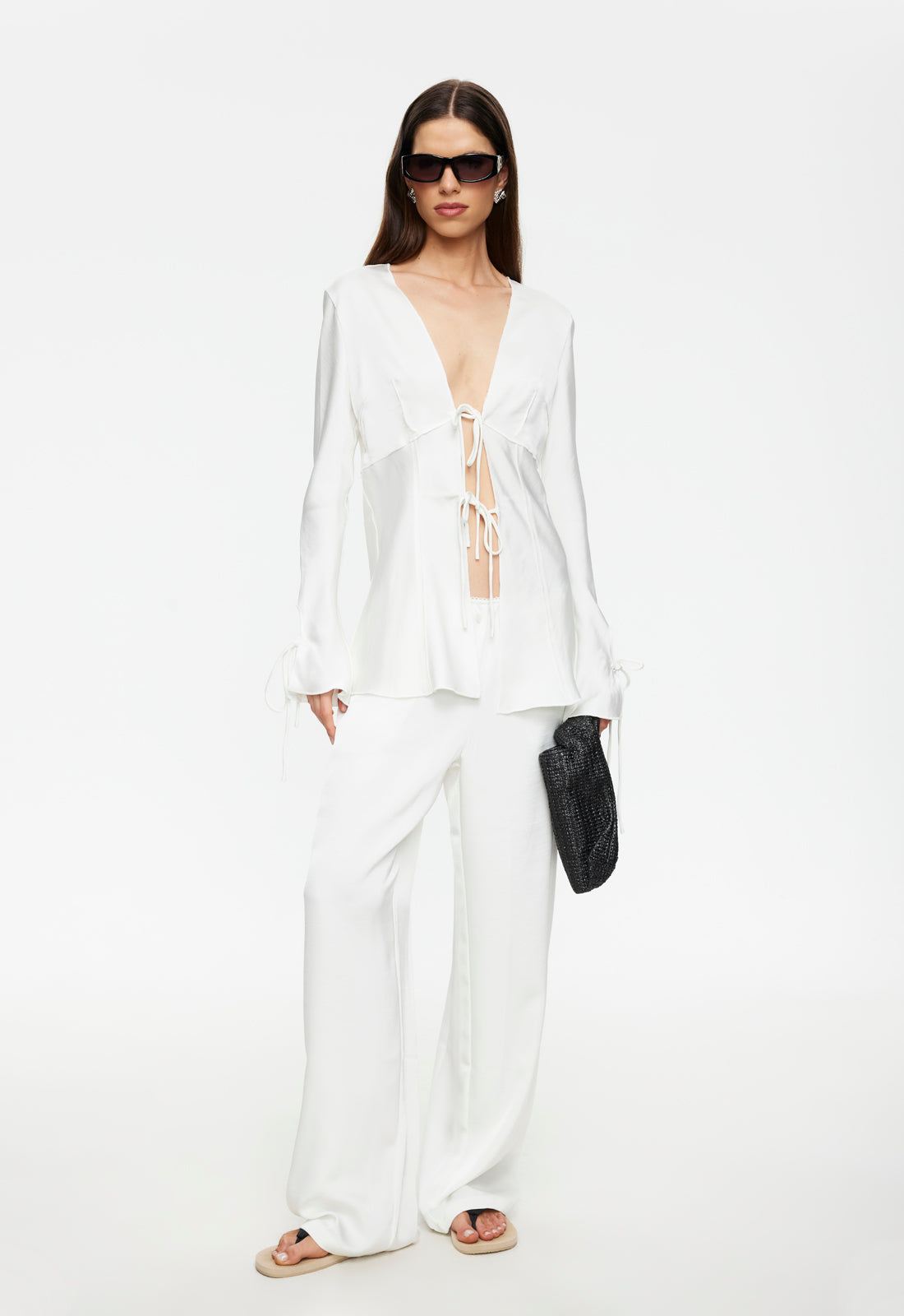 Lioness Fashion Online Shop | In Bloom Pant - Porcelain