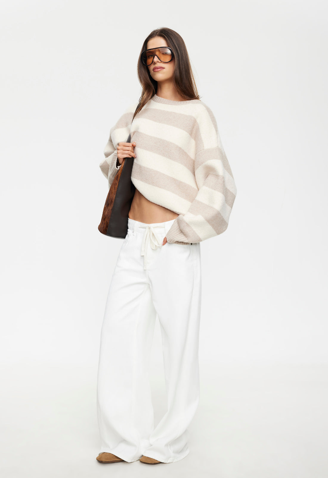 Lioness Fashion Outlets | Dolce Knit - Sand Stripe
