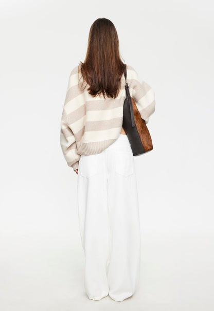 Lioness Fashion Outlets | Dolce Knit - Sand Stripe