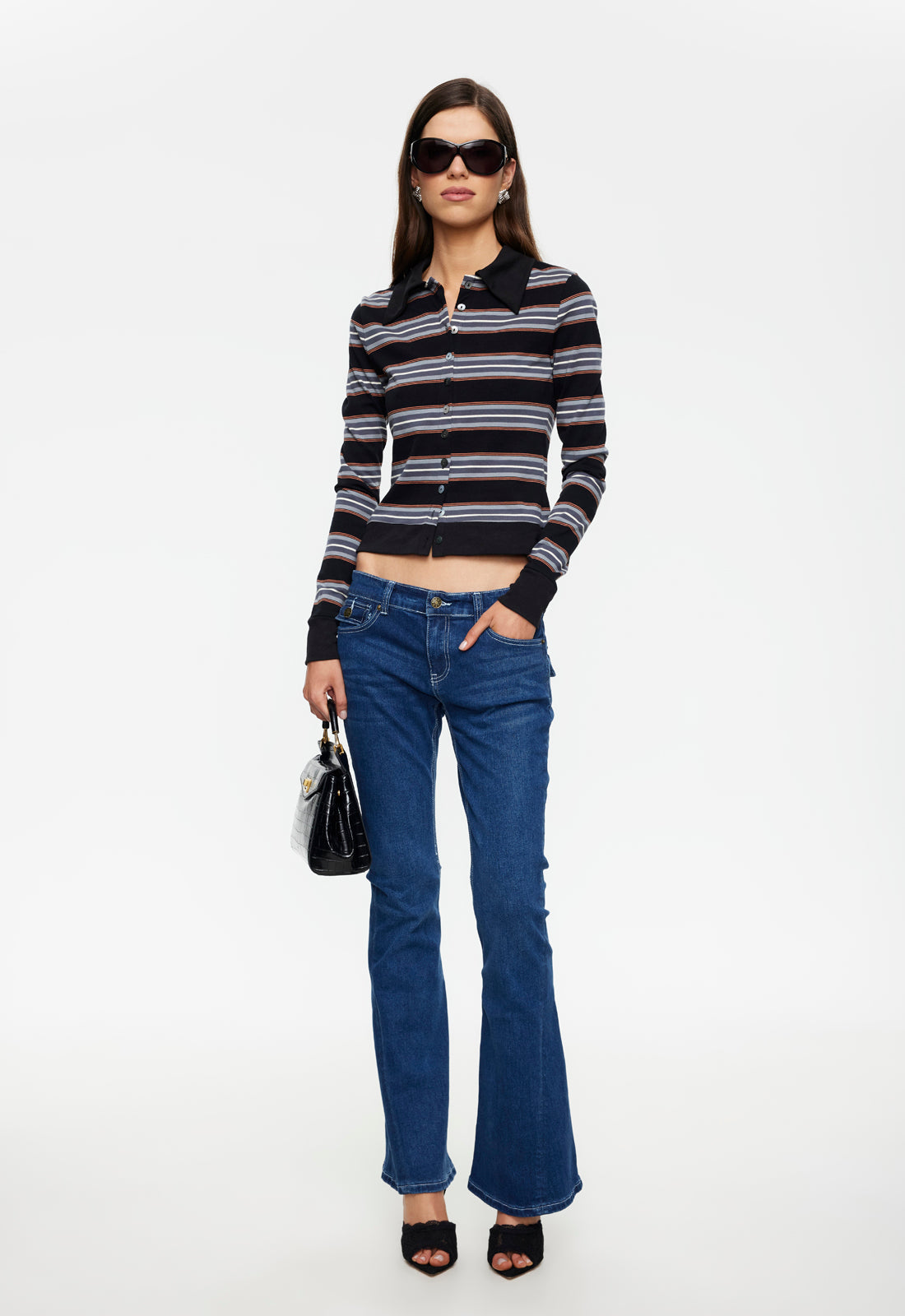 Lioness Fashion Online | Bada Bing Jersey - Noir Stripe
